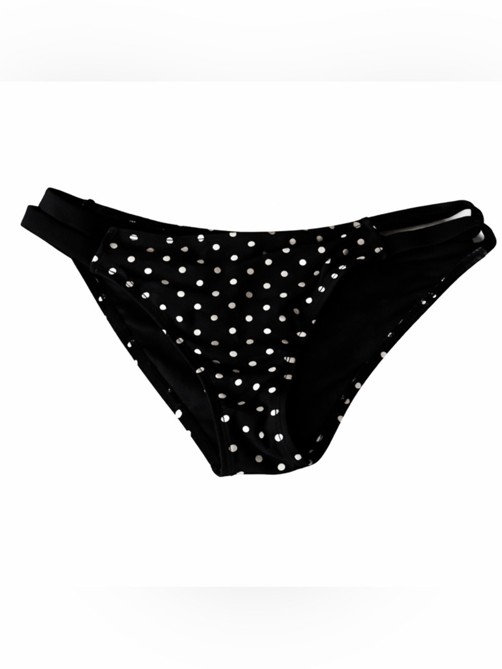 🖤🤍 Black Polka Dot Bikini Bottoms – Size Small (S) – NWT 🤍🖤